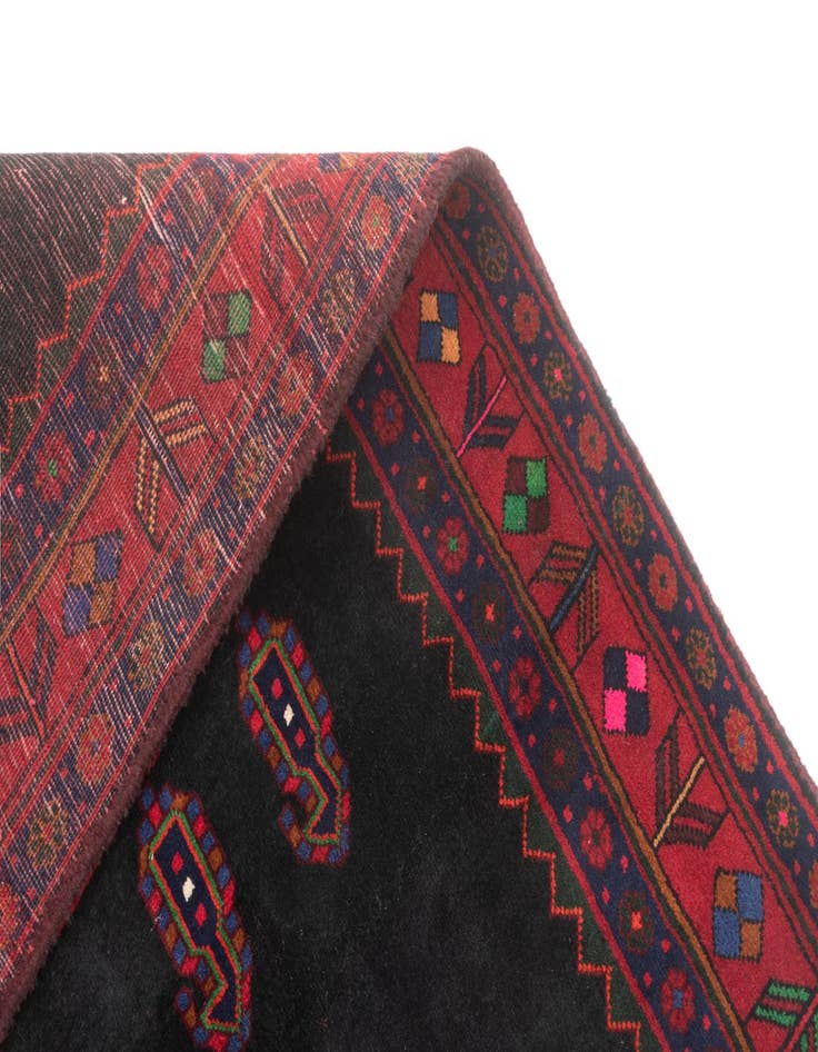 Detail image of 3' 6 x 12' 8 Hamedan Runner Rug