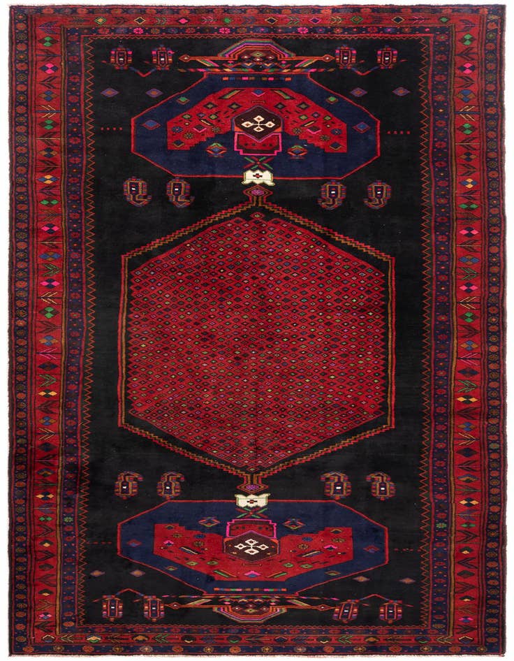 Detail image of 3' 6 x 12' 8 Hamedan Runner Rug