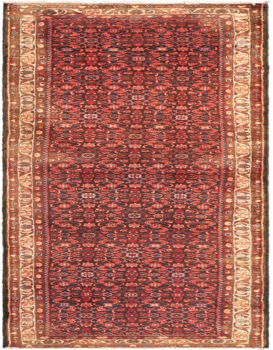 Detail image of 3' 7 x 13' 5 Hamedan Runner Rug