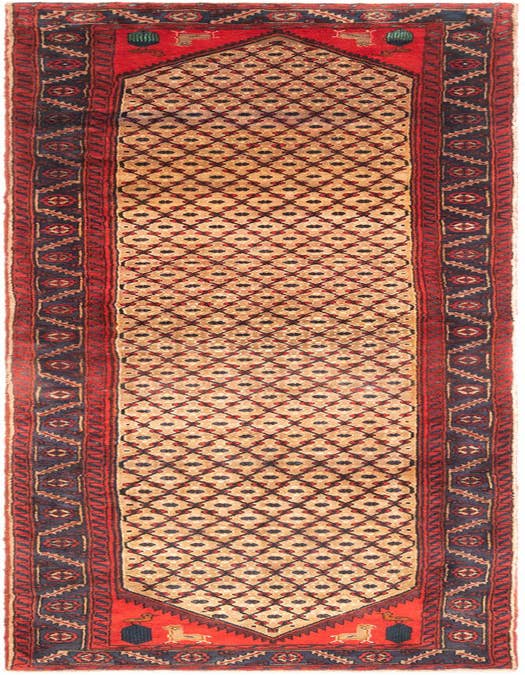 Detail image of 3' 5 x 13' 1 Hamedan Runner Rug