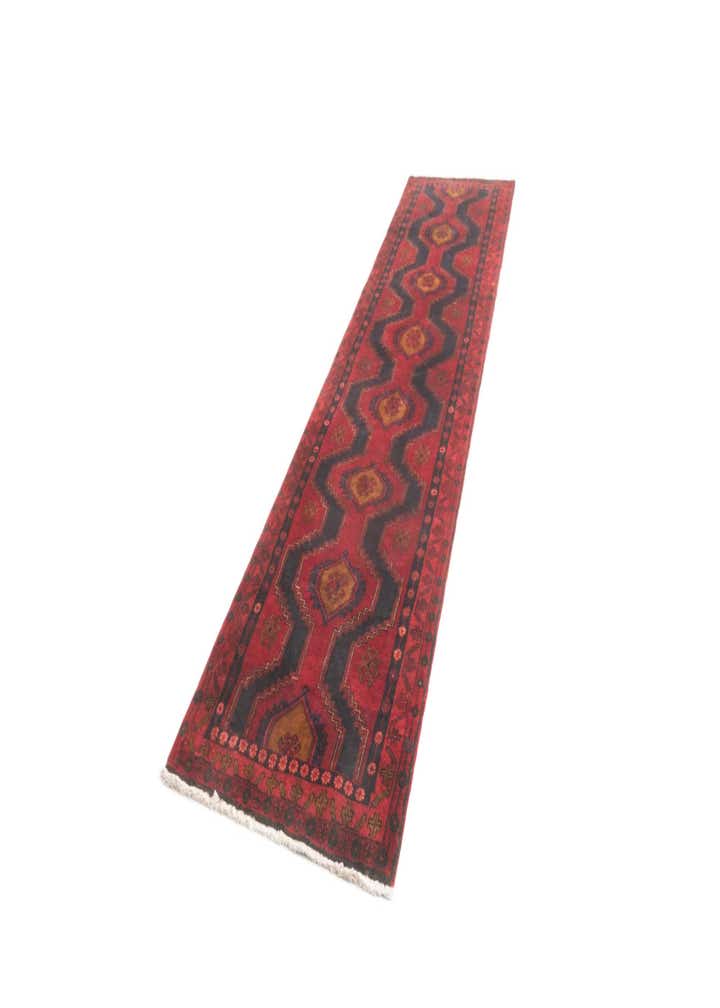 3' 4 x 13' 3 Hamedan Runner Rug