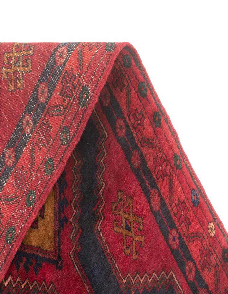 Detail image of 3' 4 x 13' 3 Hamedan Runner Rug