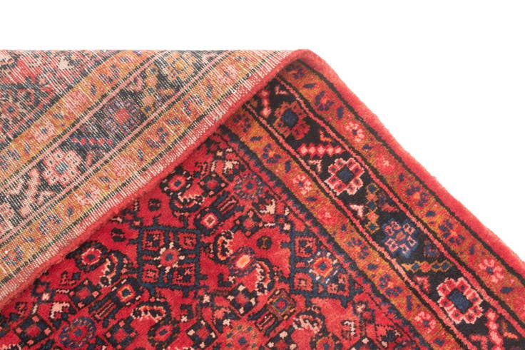Detail image of 3' 10 x 12' 10 Hamedan Runner Rug