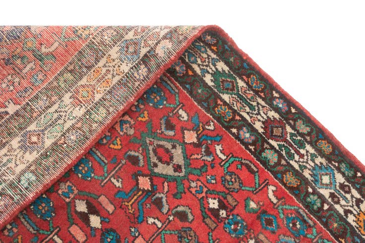 Detail image of 4' 3 x 13' Hamedan Runner Rug