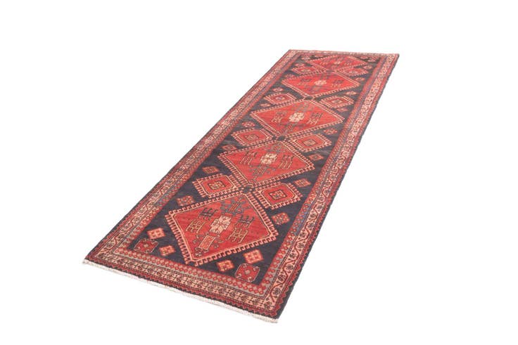 Detail image of 3' 9 x 11' 11 Hamedan Runner Rug