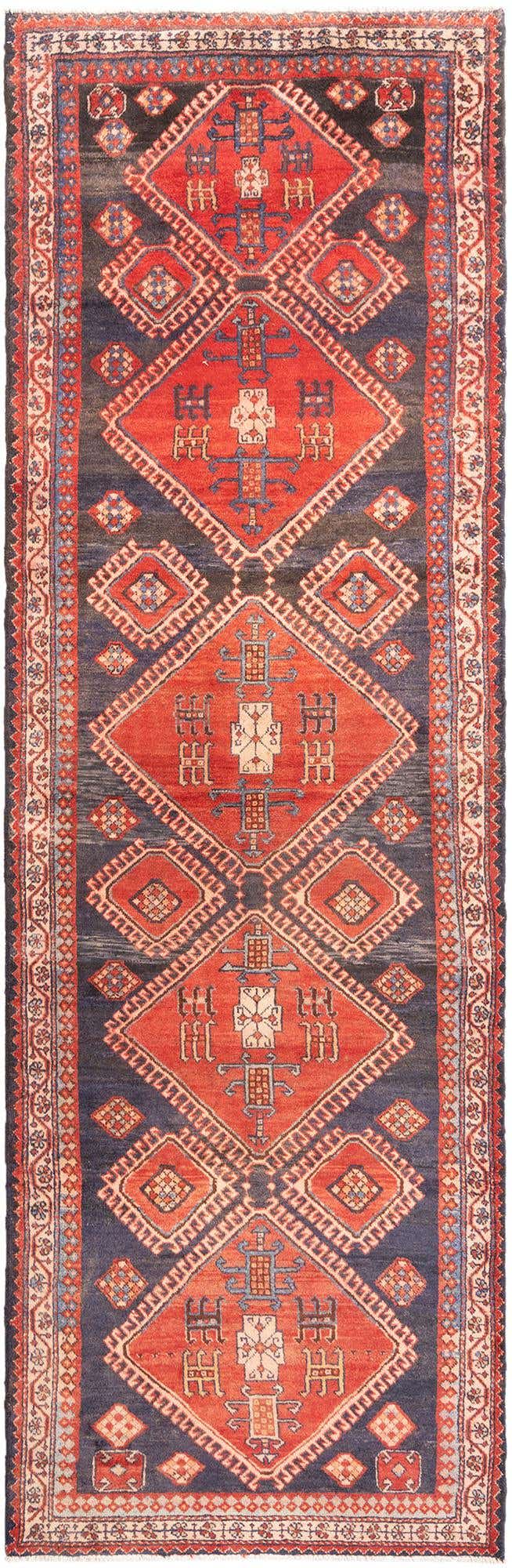3' 9 x 11' 11 Hamedan Runner Rug