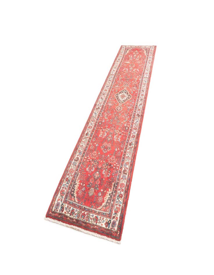 Detail image of 3' 6 x 13' 11 Hamedan Runner Rug