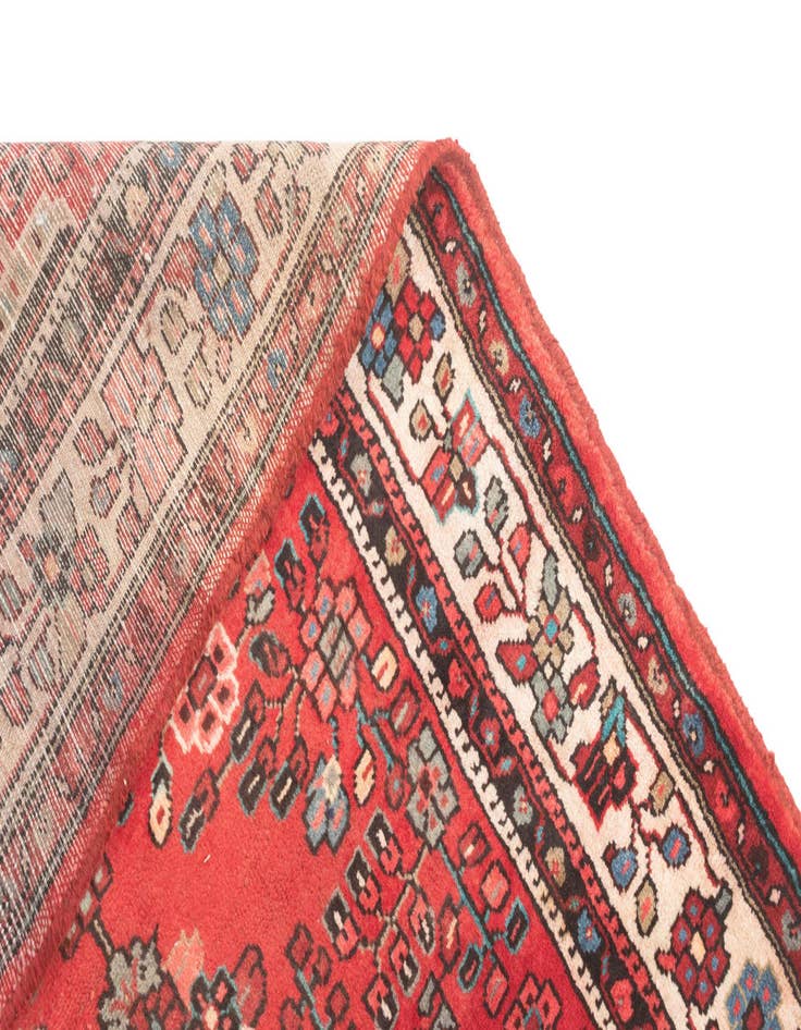 Detail image of 3' 6 x 13' 11 Hamedan Runner Rug
