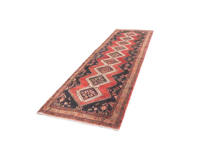 4' 4 x 13' 11 Hamedan Runner Rug