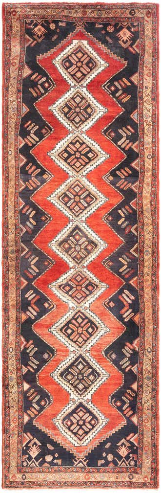 4' 4 x 13' 11 Hamedan Runner Rug
