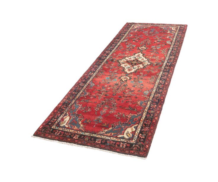 Detail image of 3' 5 x 10' 6 Hamedan Runner Rug