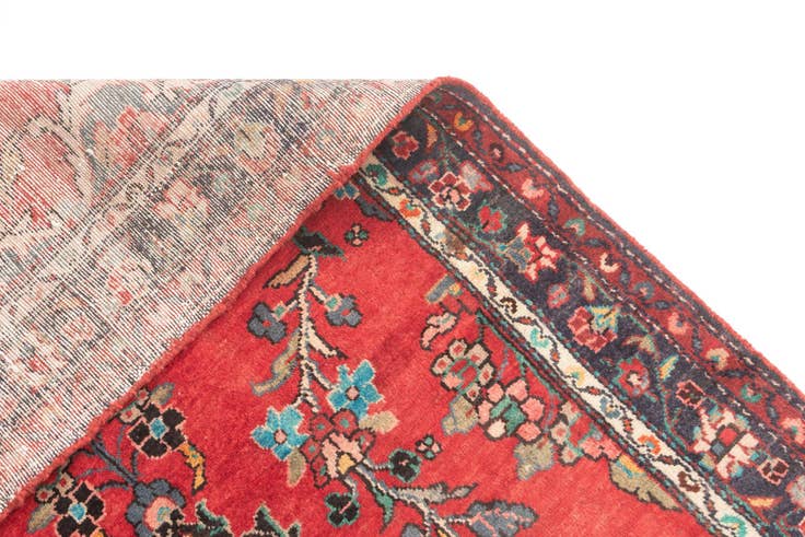 Detail image of 3' 5 x 10' 6 Hamedan Runner Rug