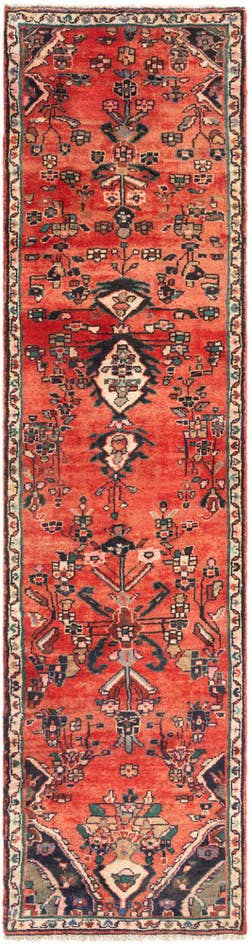 Detail image of 2' 2 x 8' 10 Hamedan Runner Rug