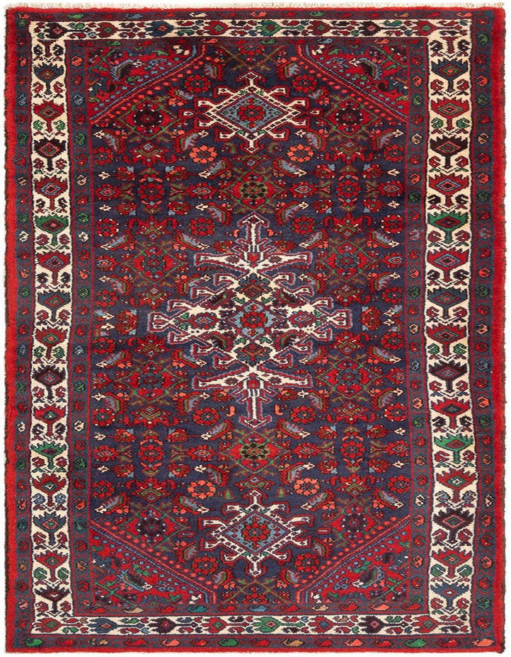 Detail image of 3' 6 x 9' 10 Hamedan Runner Rug