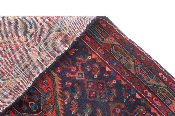 Detail image of 3' 8 x 11' 2 Hamedan Runner Rug