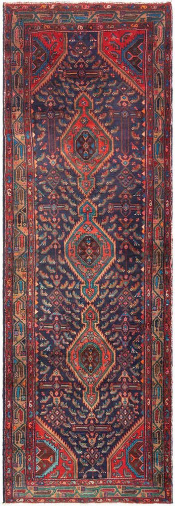 3' 8 x 11' 2 Hamedan Runner Rug