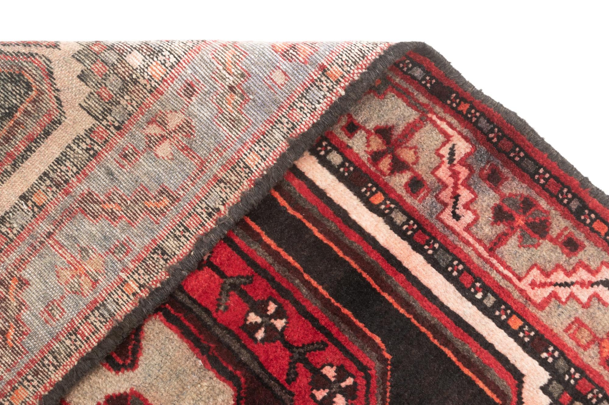3' 3 x 9' 9 Hamedan Runner Rug