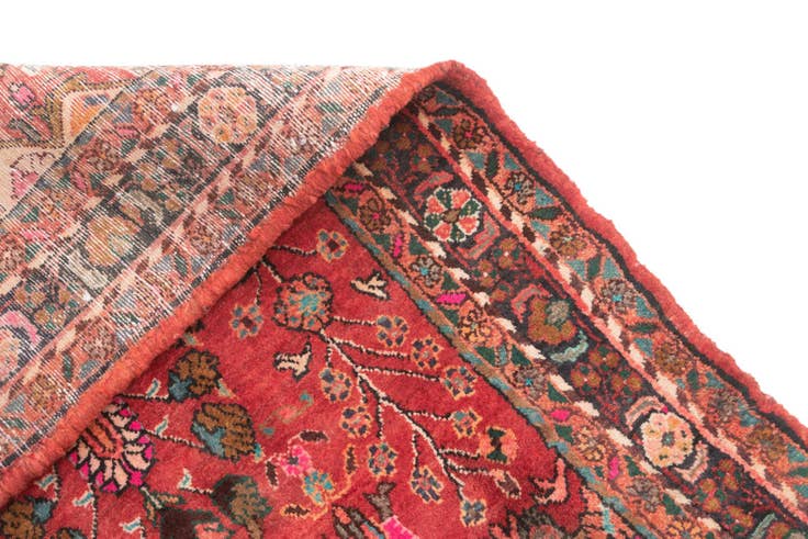 Detail image of 3' 6 x 9' 6 Hamedan Runner Rug