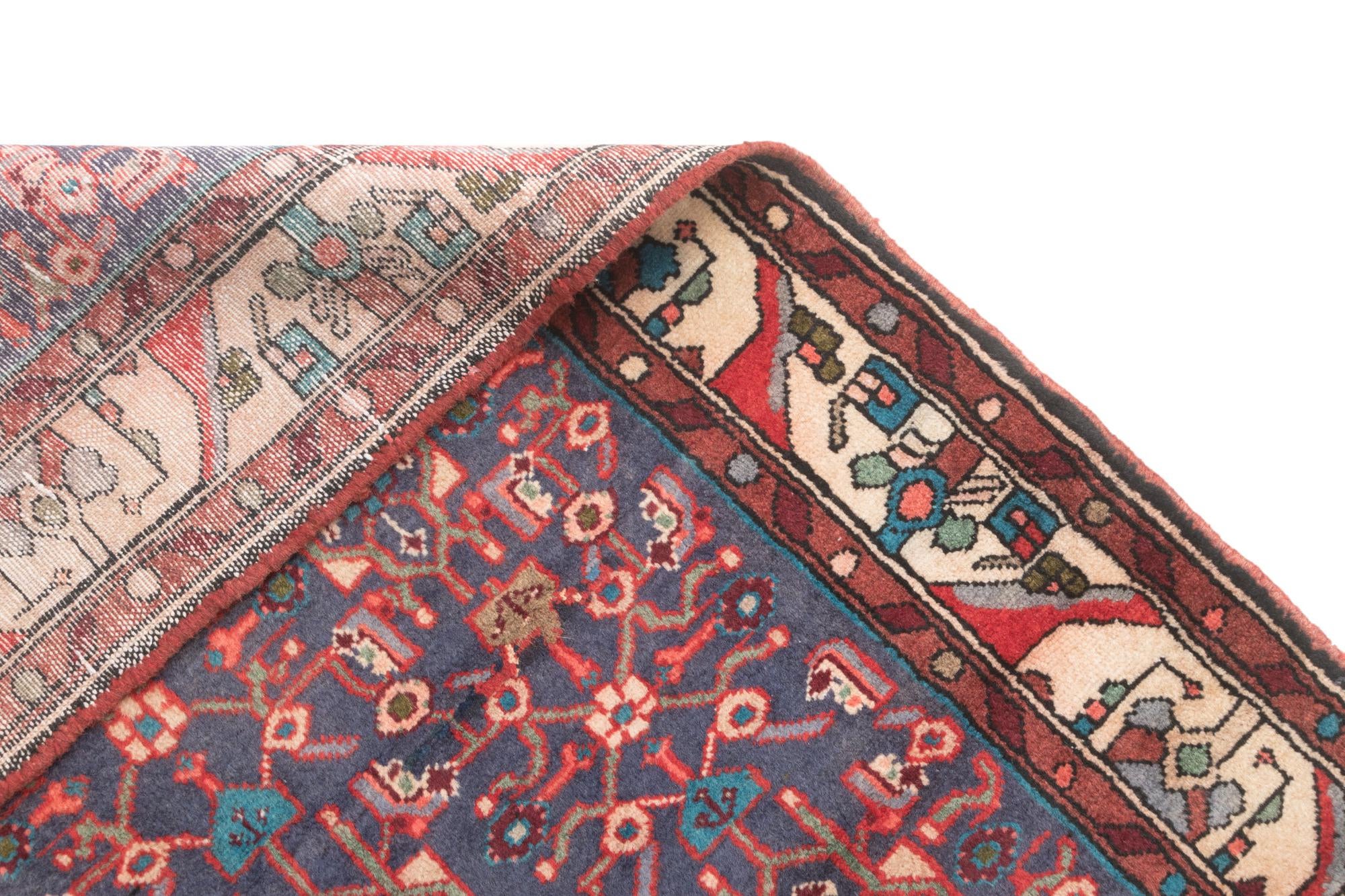 3' 3 x 9' 5 Hamedan Runner Rug