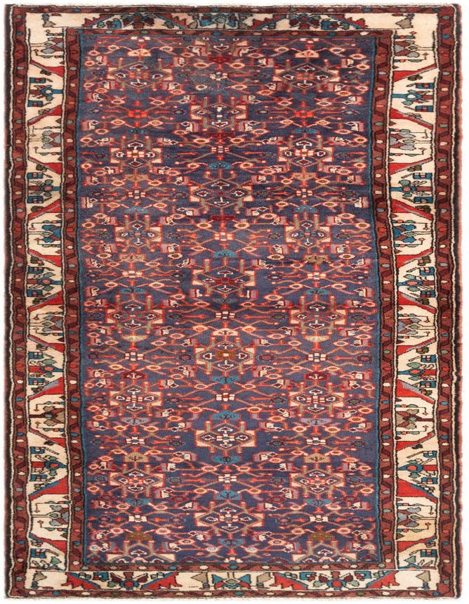 Detail image of 3' 3 x 9' 5 Hamedan Runner Rug