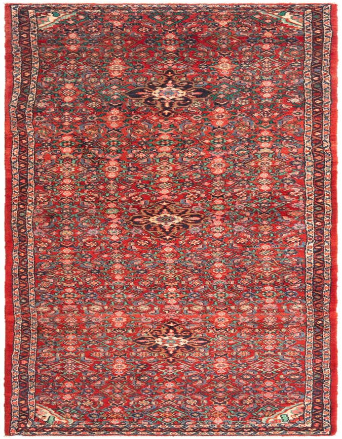 Detail image of 3' 7 x 10' 10 Hamedan Runner Rug