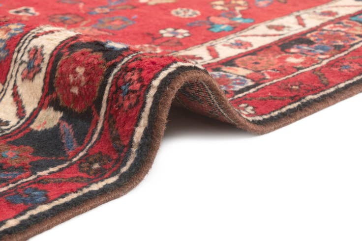 Detailansicht von 115cm x 330cm Hamedan Läufer Teppich