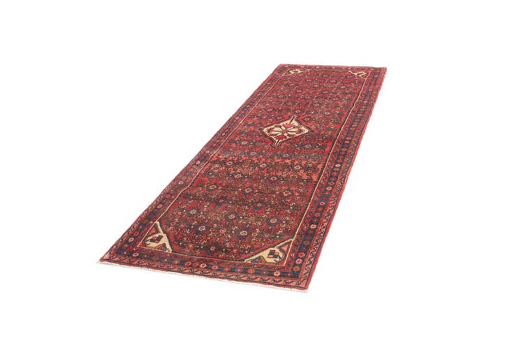 Detail image of 3' 7 x 10' 5 Hamedan Runner Rug