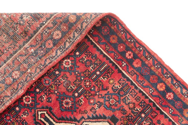 Detail image of 3' 7 x 10' 5 Hamedan Runner Rug