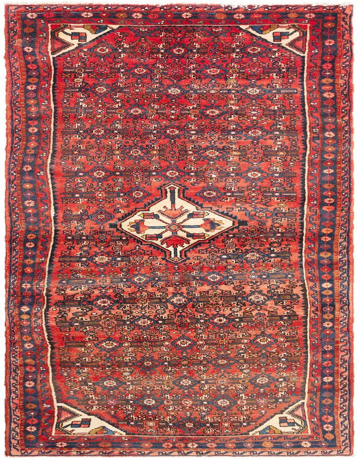 Detail image of 3' 7 x 10' 5 Hamedan Runner Rug