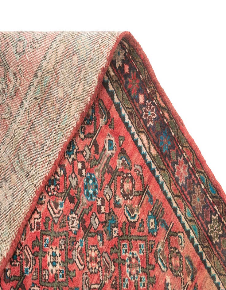 Detail image of 3' 8 x 10' 5 Hamedan Runner Rug