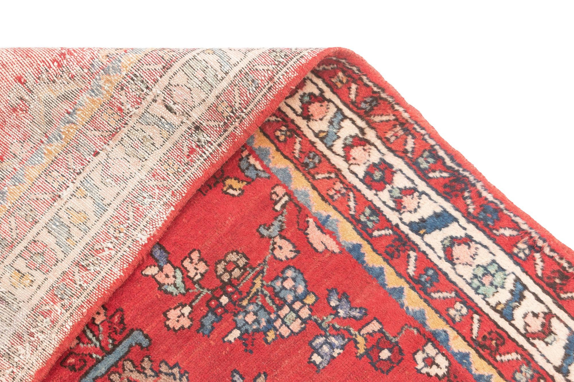 3' 7 x 9' 10 Hamedan Runner Rug