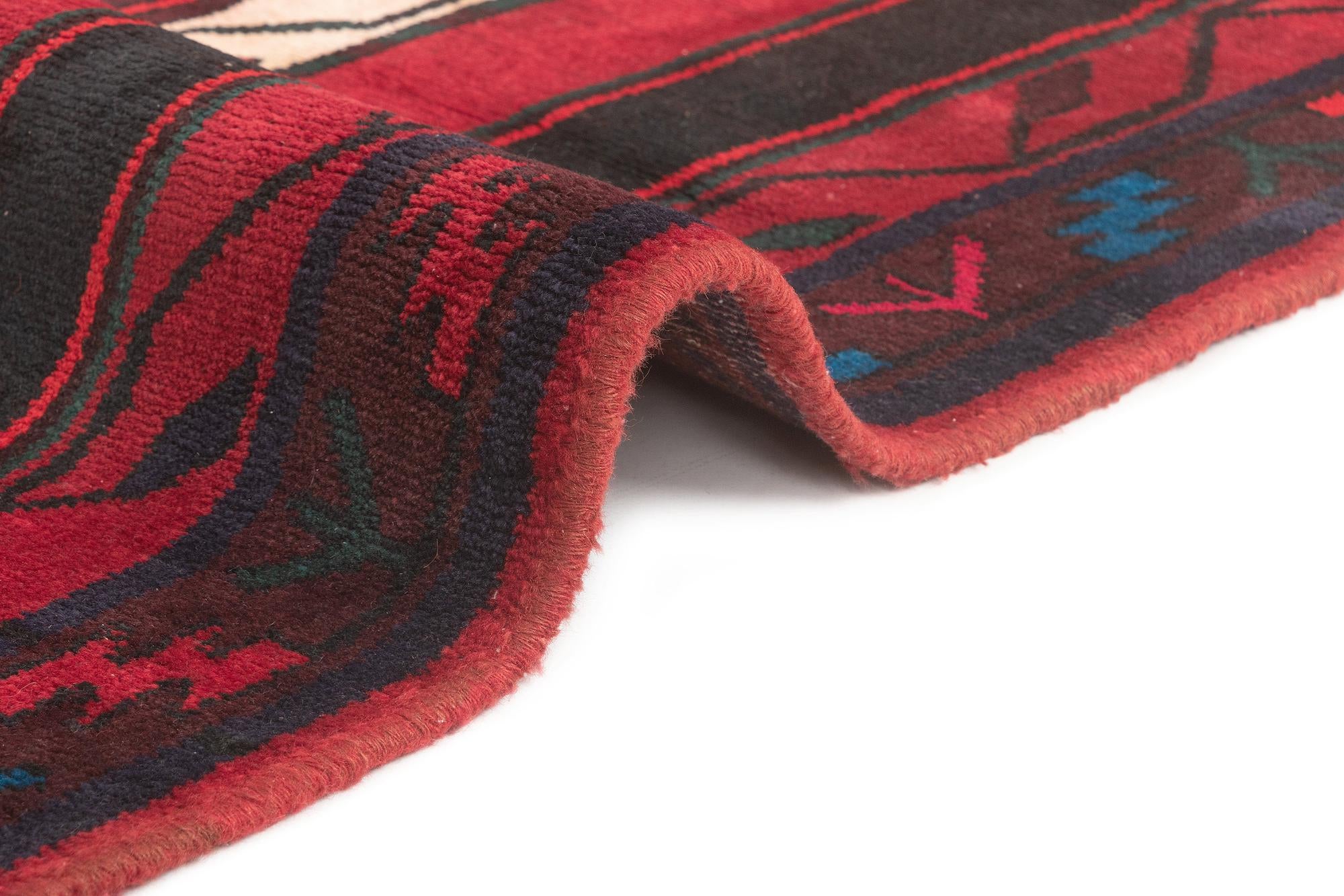 4' 2 x 14' 1 Hamedan Runner Rug