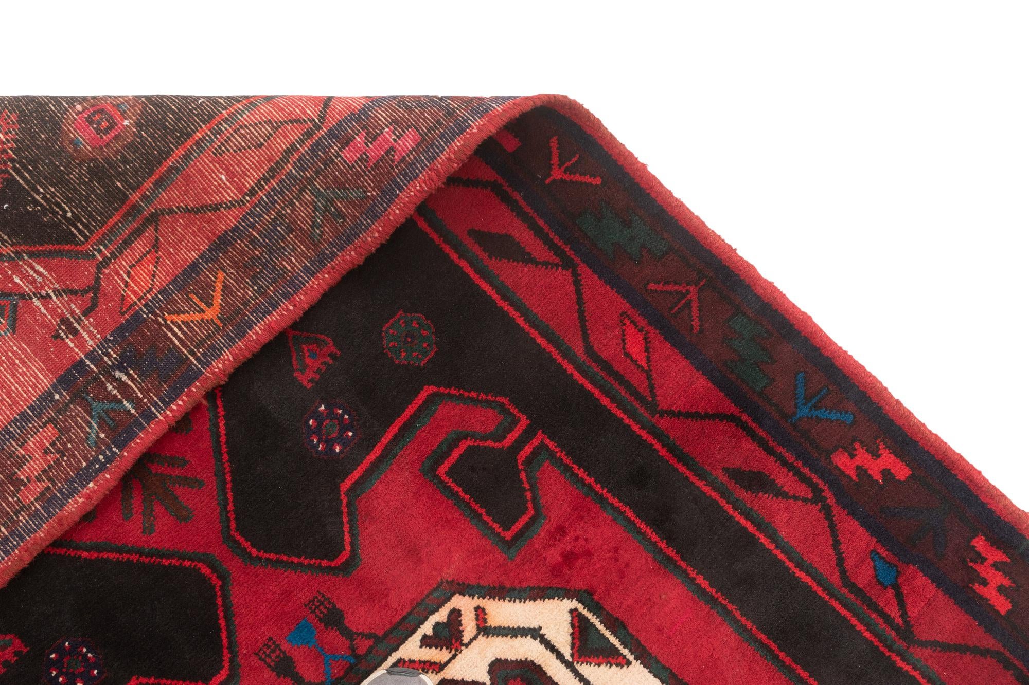 4' 2 x 14' 1 Hamedan Runner Rug