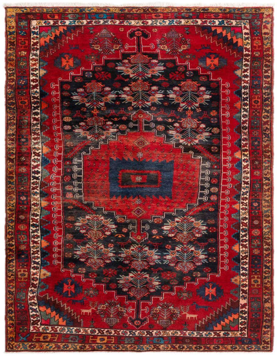 4' 9 x 10' 10 Hamedan Runner Rug