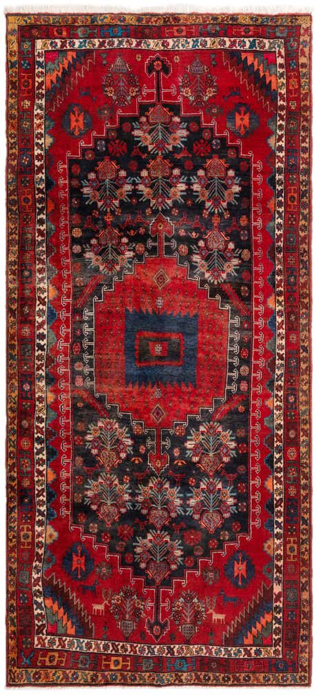 4' 9 x 10' 10 Hamedan Runner Rug