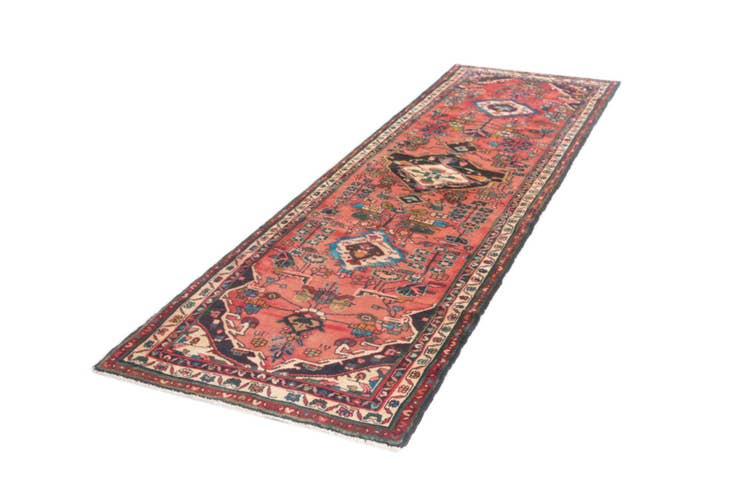 Detail image of 3' 5 x 9' 11 Hamedan Runner Rug