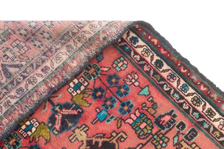 Detail image of 3' 5 x 9' 11 Hamedan Runner Rug