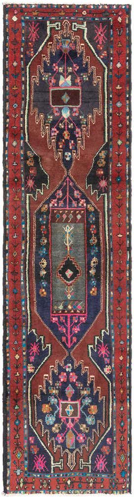 2' 8 x 9' 6 Hamedan Runner Rug