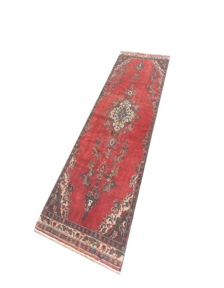 Detail image of 3' 4 x 9' 8 Hamedan Runner Rug