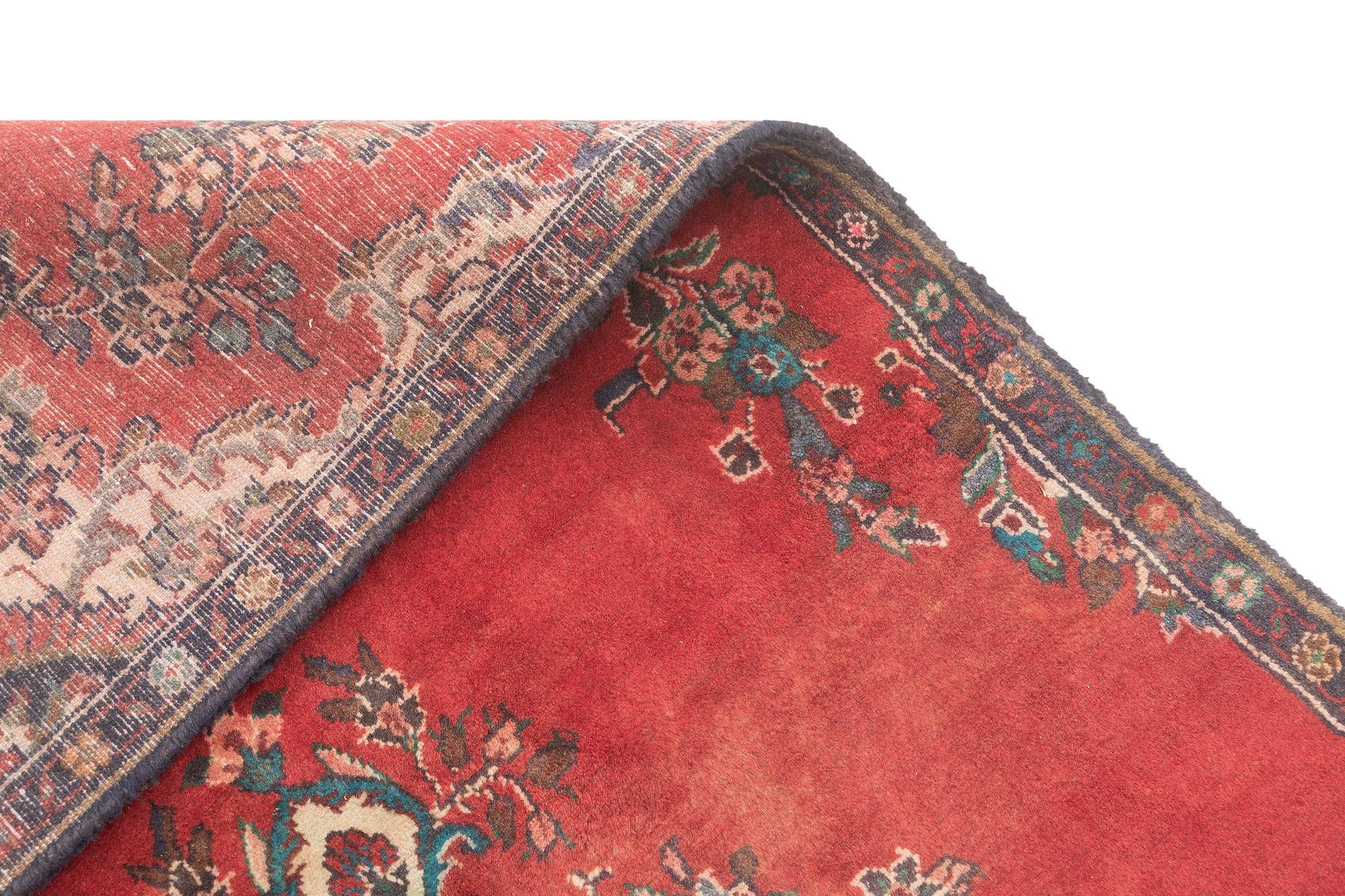 3' 4 x 9' 8 Hamedan Runner Rug