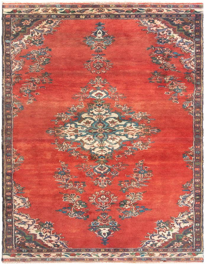 Detail image of 3' 4 x 9' 8 Hamedan Runner Rug