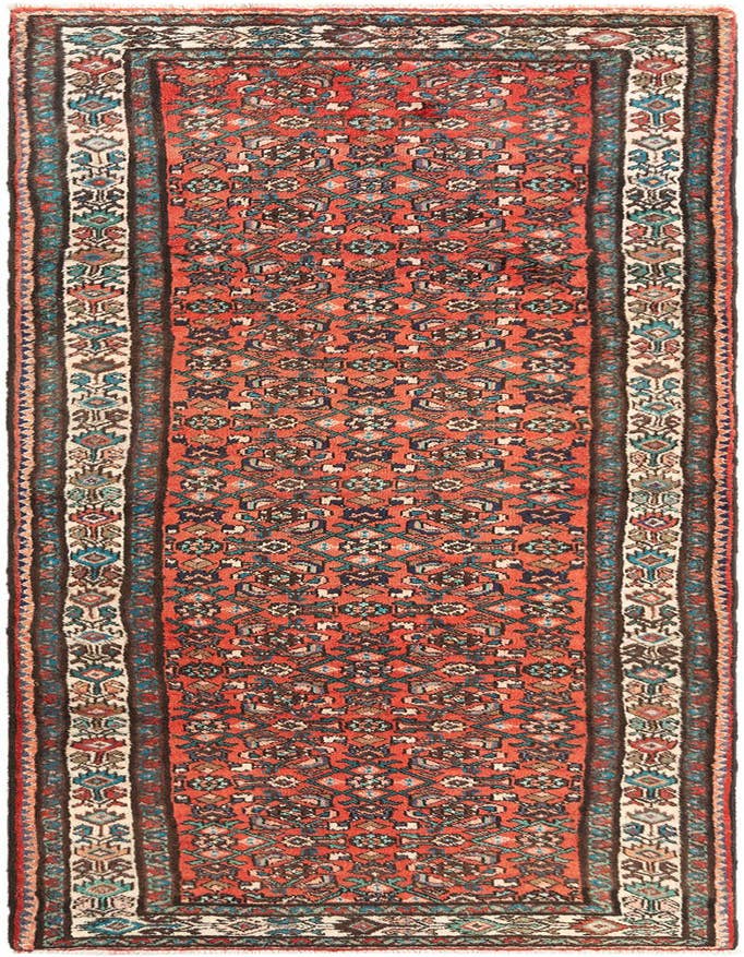 Detail image of 3' 7 x 10' 9 Hamedan Runner Rug