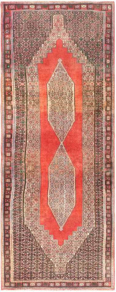 Detail image of 4' x 10' 6 Hamedan Runner Rug