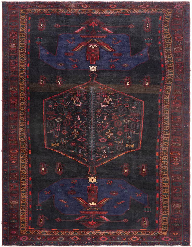 Detail image of 4' 11 x 12' 10 Hamedan Runner Rug