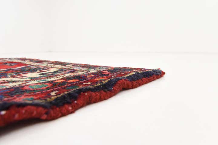 3' 8 x 10' Hand Knotted Hamedan Persian Wool Runner Rug