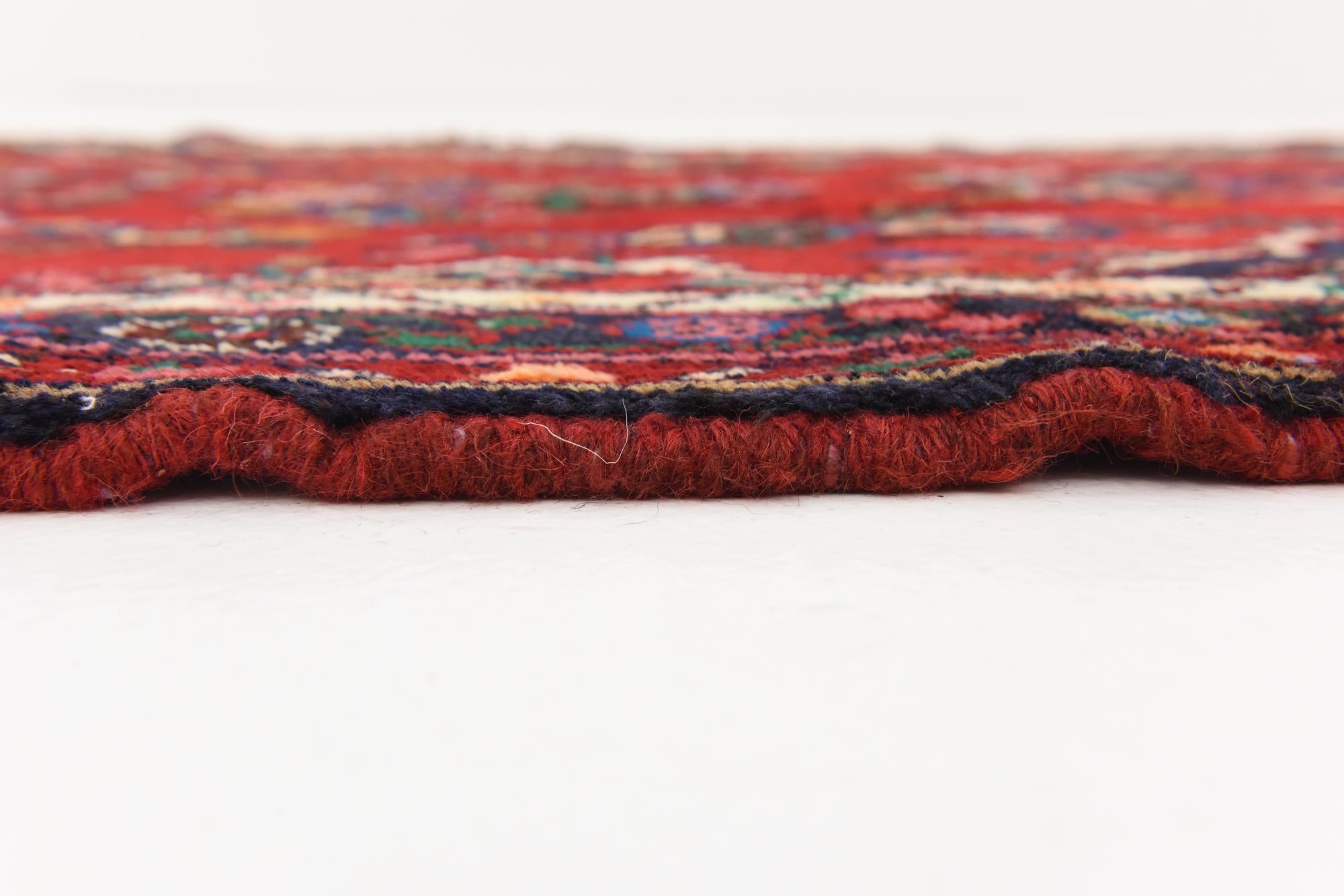 3' 8 x 10' Hand Knotted Hamedan Persian Wool Runner Rug