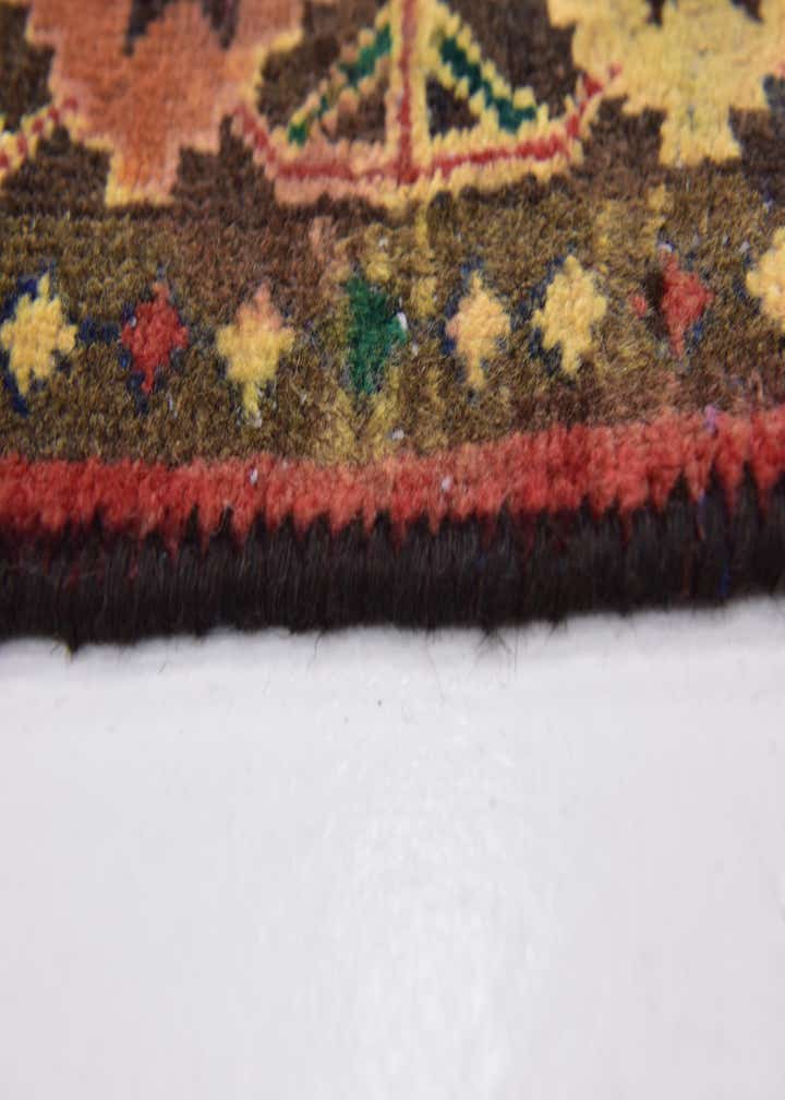 5' x 10' 3 Hand Knotted Hamedan Persian Wool Runner Rug