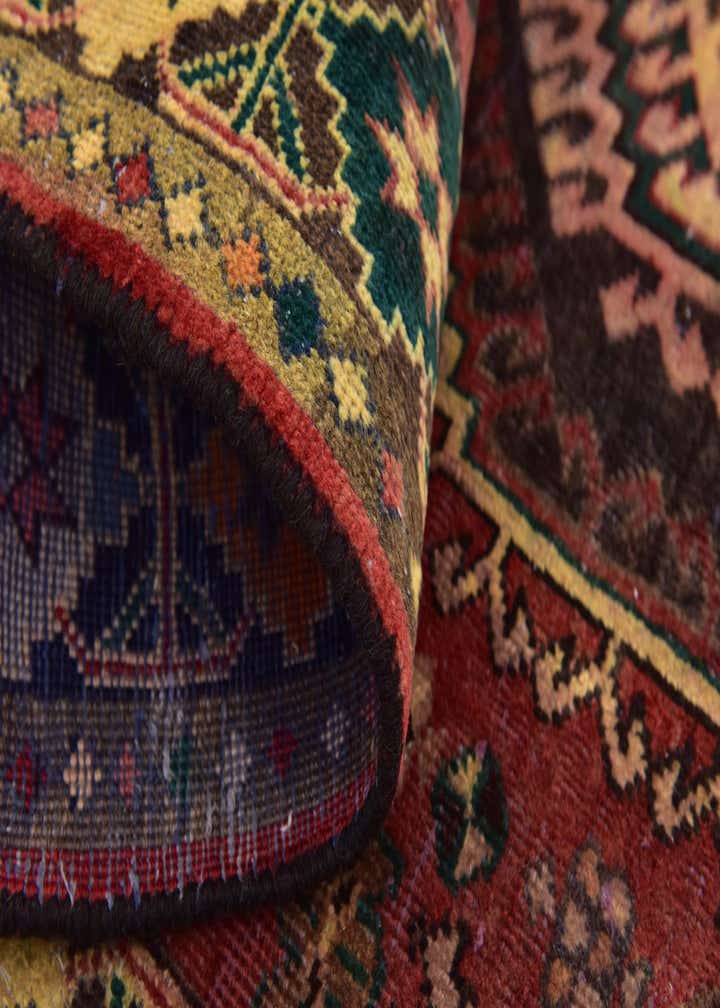 5' x 10' 3 Hand Knotted Hamedan Persian Wool Runner Rug