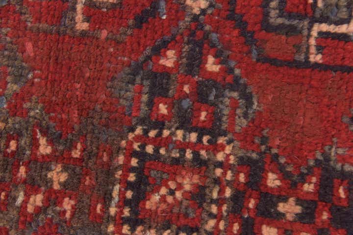 3' 6 x 10' 5 Hand Knotted Hamedan Persian Wool Runner Rug