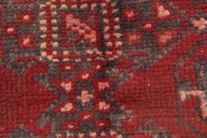 3' 6 x 10' 5 Hand Knotted Hamedan Persian Wool Runner Rug
